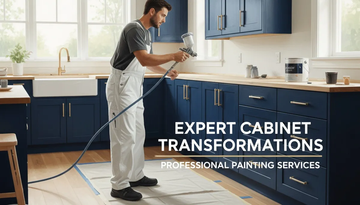 Atlanta cabinet painting service for durable kitchen cabinet refinishing in Atlanta, GA