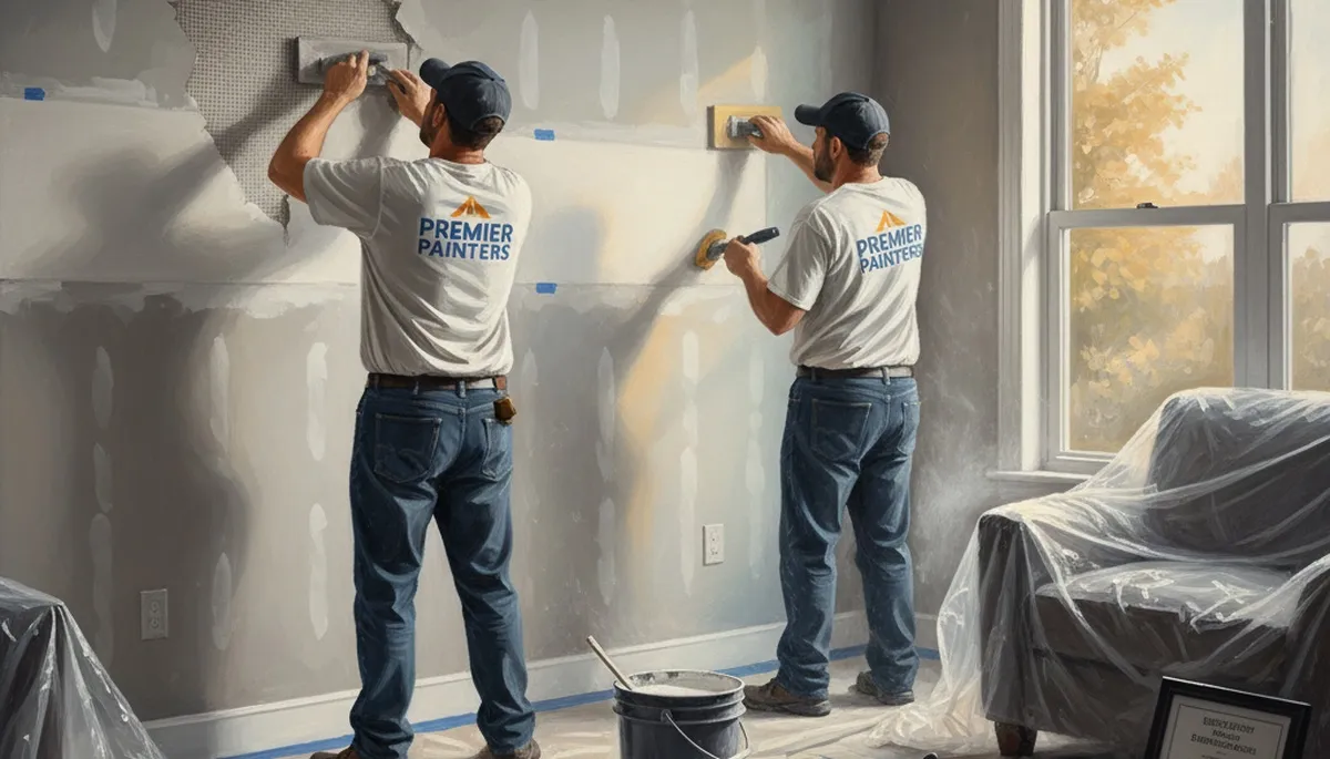 Atlanta, GA drywall repair by Atlanta Paint Pros for smooth, paint-ready walls
