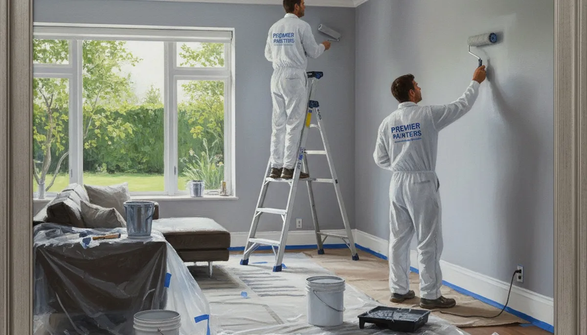 Interior house painting in Atlanta, GA by Atlanta Paint Pros for fresh, durable home interiors