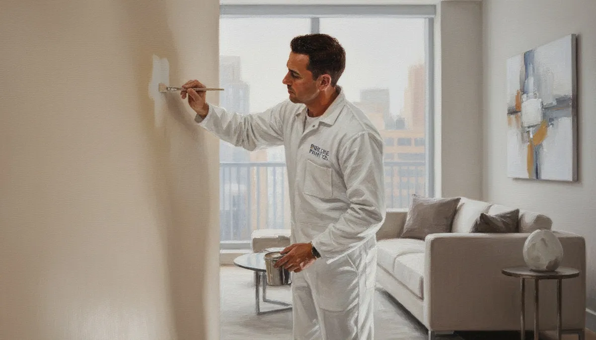 Atlanta, GA painters repairing wall paint touch-ups for chips, scuffs, and faded interior surfaces