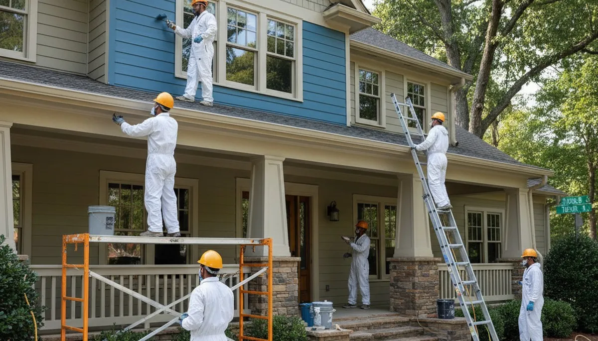 Atlanta, GA painting contractors providing professional interior and exterior house painting services
